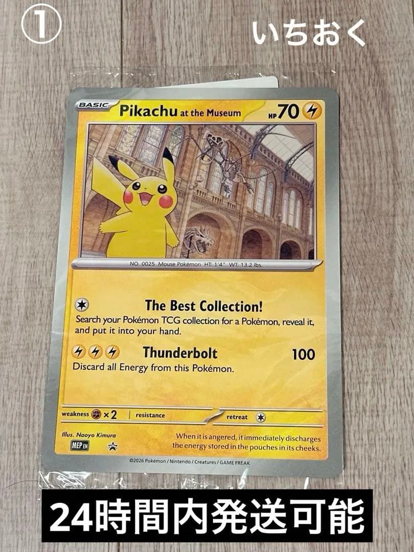 ピカチュウ Pikachu at the Museum プロモ promo①
