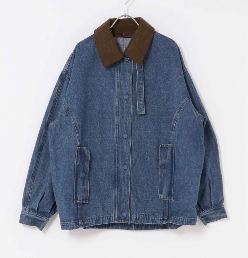 KBF 2WAYカラーデニムブルゾン