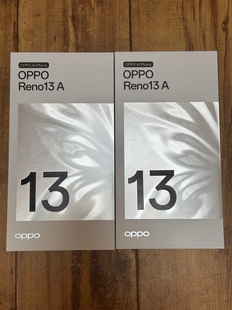 新品未使用　OPPO Reno 13A ルミナスネイビー　２台セット