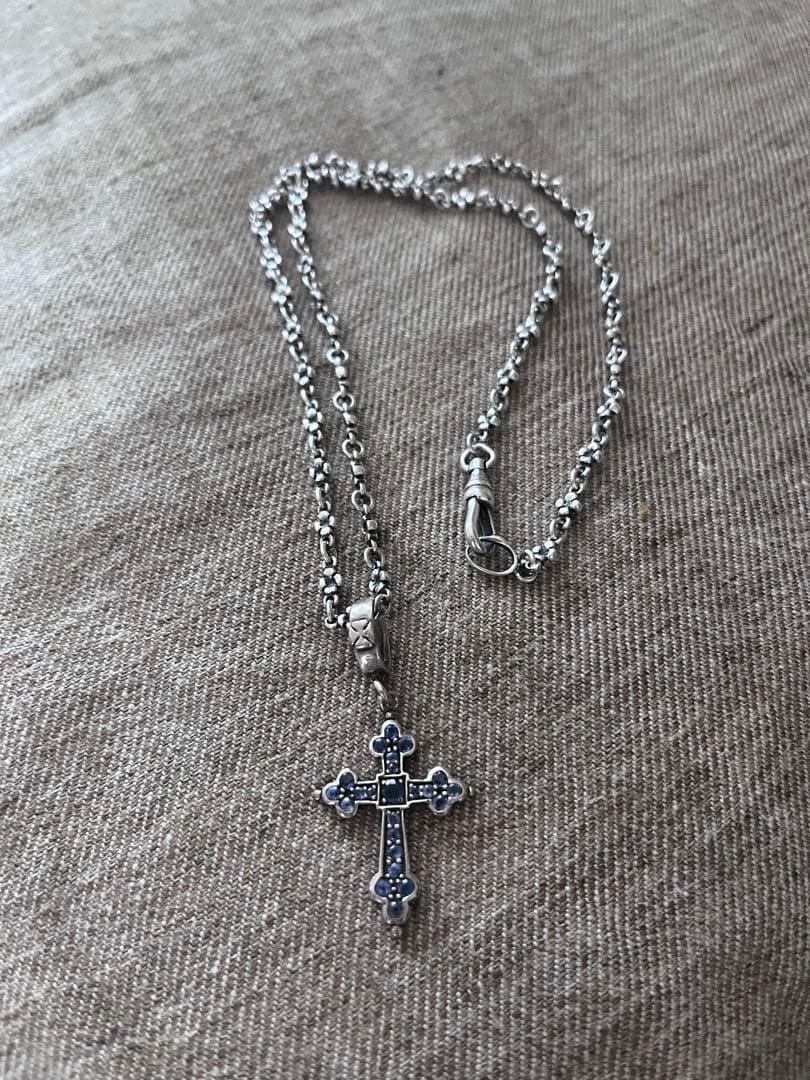 u*f様 【美品】Loree Rodkin ゴシッククロス ネックレス SV92