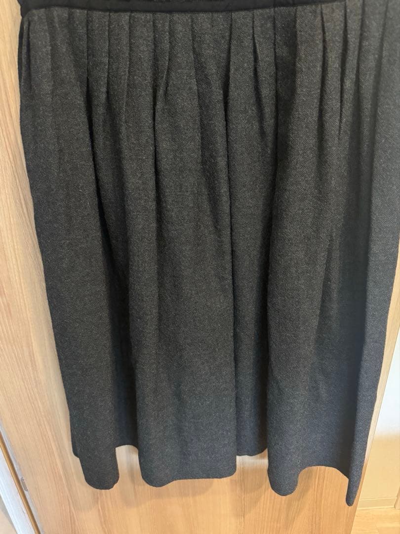 Curensology バックリボン ノースリーブウールワンピース 未使用