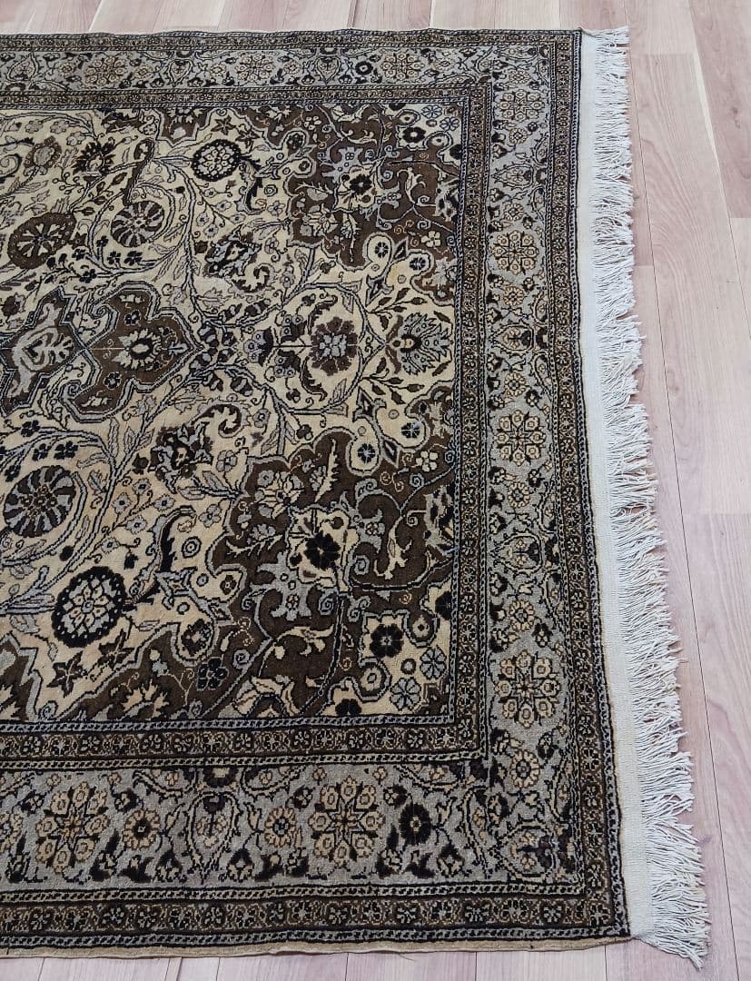 Y2736 トルコ絨毯 カイセリ ウール 手織り 大判292×198㎝