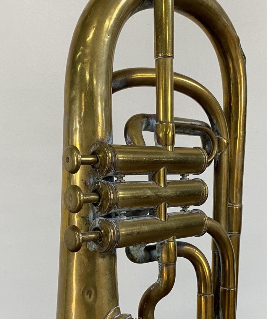 フランス アンティーク ホルン F.Van Cauwelaert オブジェ