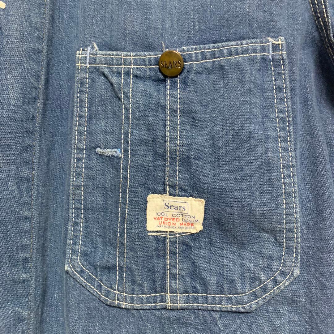 太郎様購入予定　 60s sears vat-dyed バットダイ　カバーオール