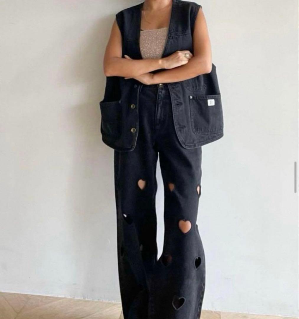 SeaRoomlynn MLUTIポケットデニムベスト