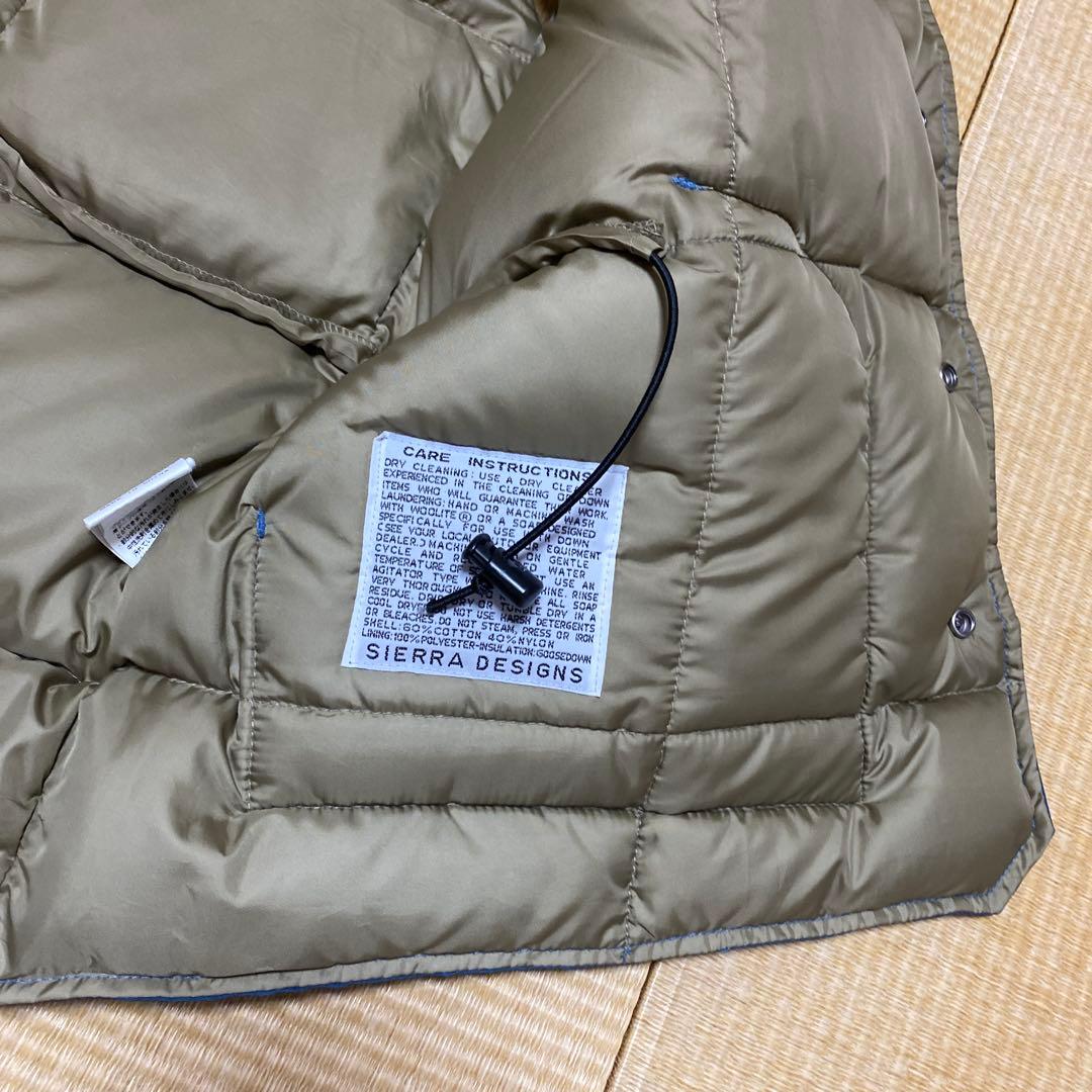シエラ　デザイン　ダウンベスト　60/40 サイズM