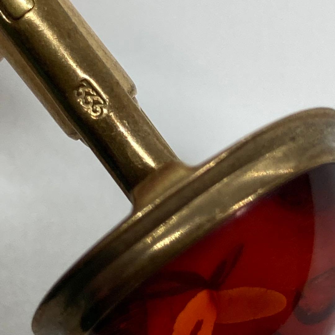 112602 アンティーク ゴールド ロシア製 カフス　骨董　刻印33.3 K8