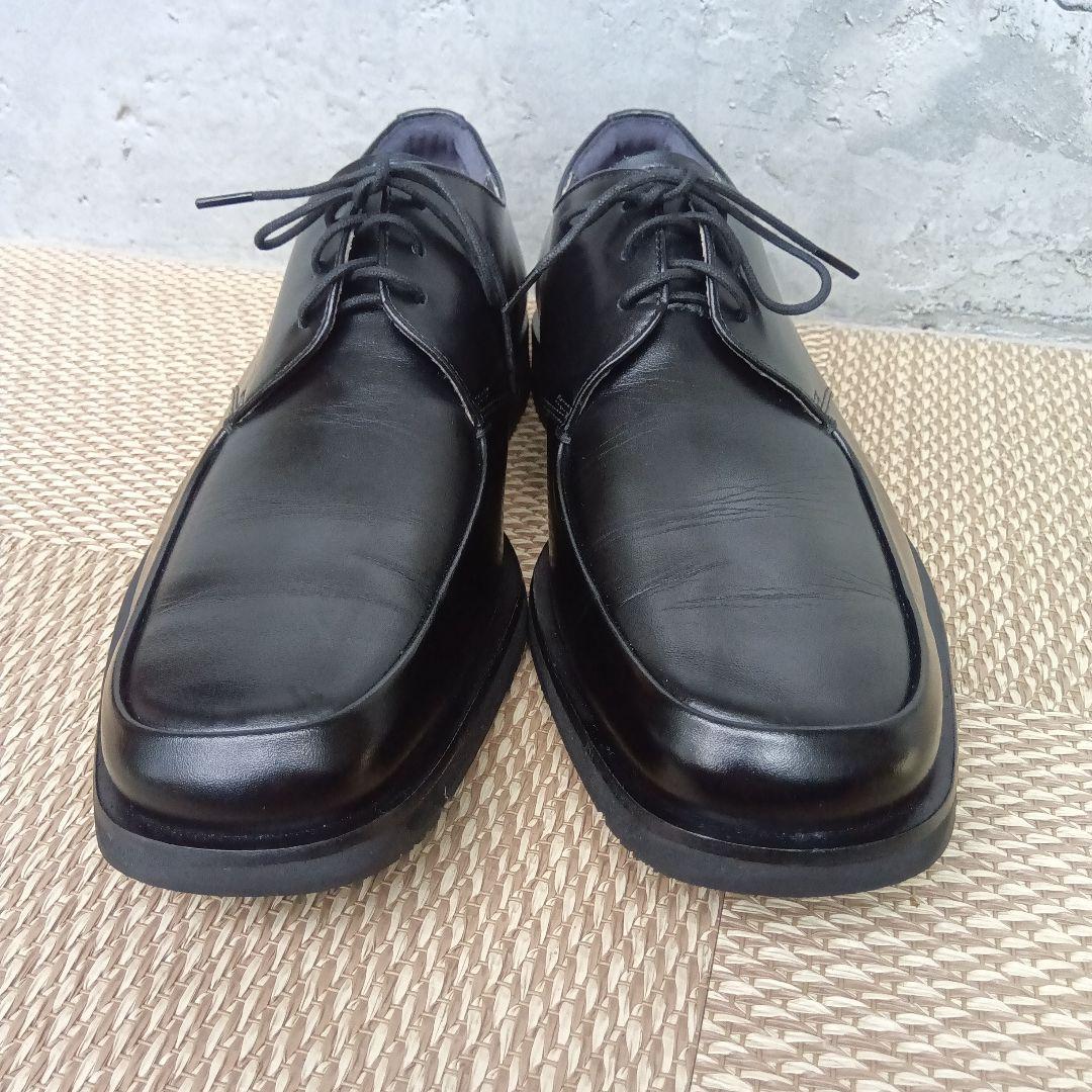 【未使用級】アシックス ランウォーク　ビジネスシューズ Uチップ 25.5cm黒