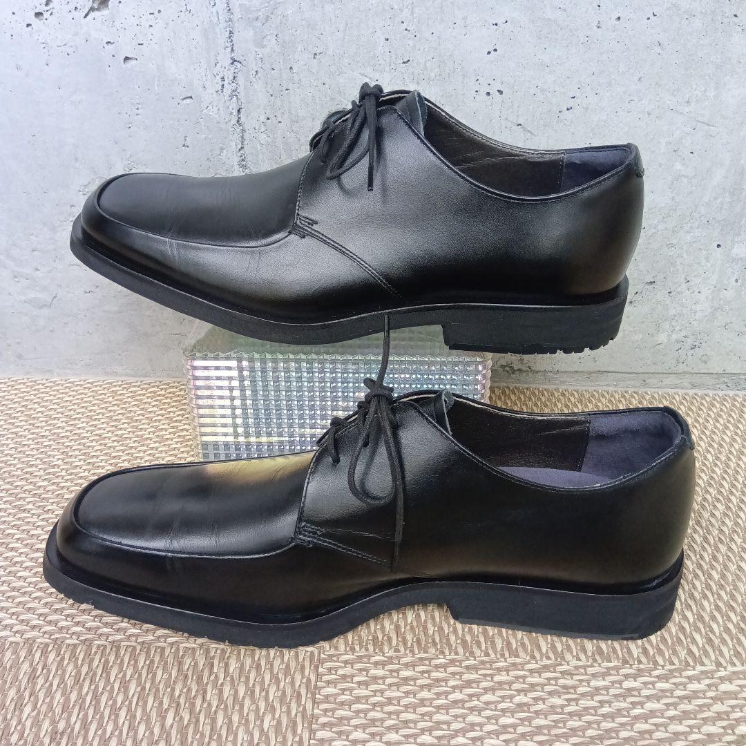 【未使用級】アシックス ランウォーク　ビジネスシューズ Uチップ 25.5cm黒