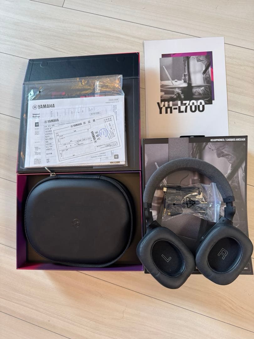 YAMAHA ヤマハ YH-L700A(B) ワイヤレスヘッドホン 黒