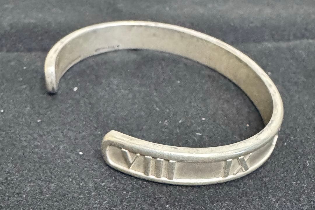 パ*ン様 ティファニー アトラス カフ バングル ブレスレット SV925 美品