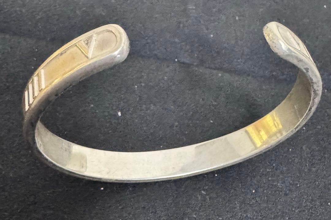 パ*ン様 ティファニー アトラス カフ バングル ブレスレット SV925 美品