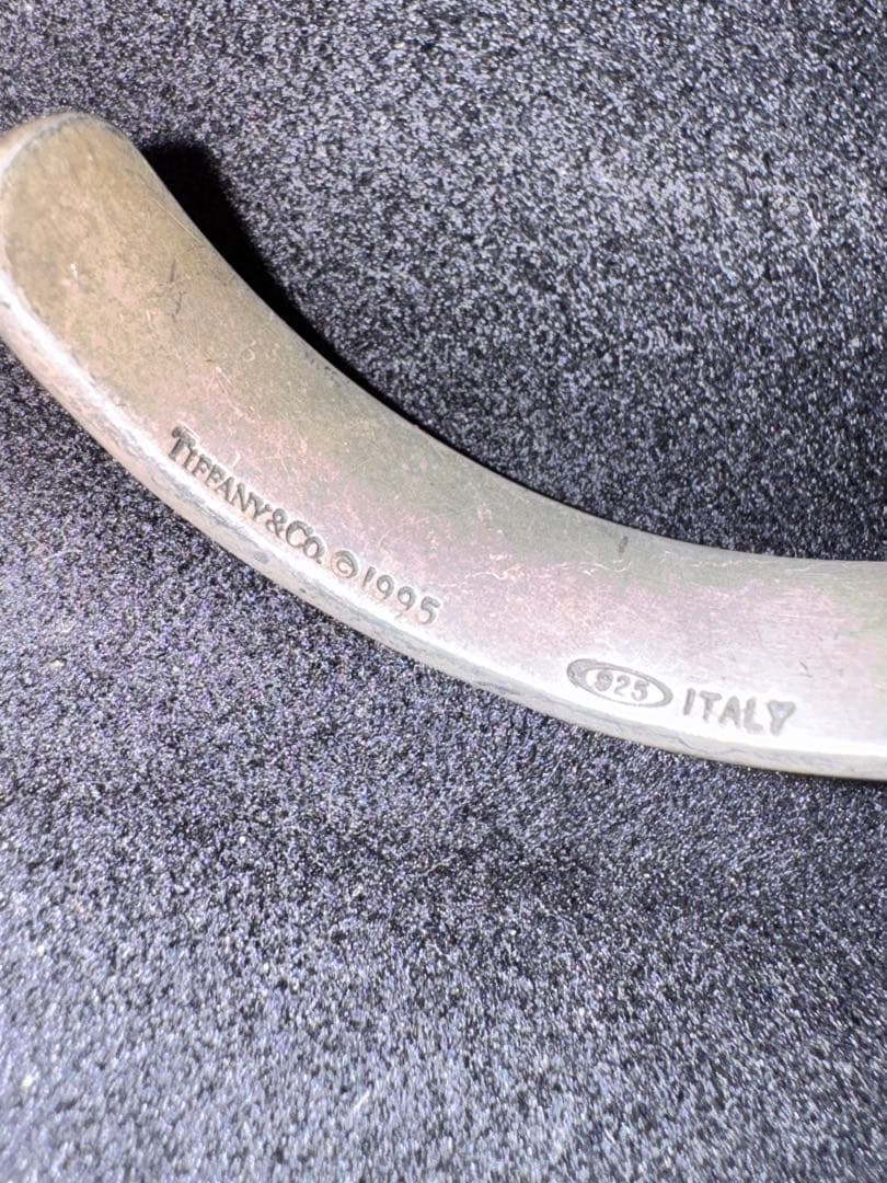 パ*ン様 ティファニー アトラス カフ バングル ブレスレット SV925 美品