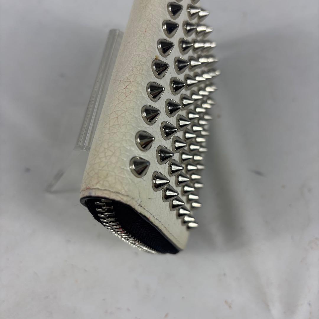 クリスチャンルブタン スタッズ レザー ケース カードケース ウォレット