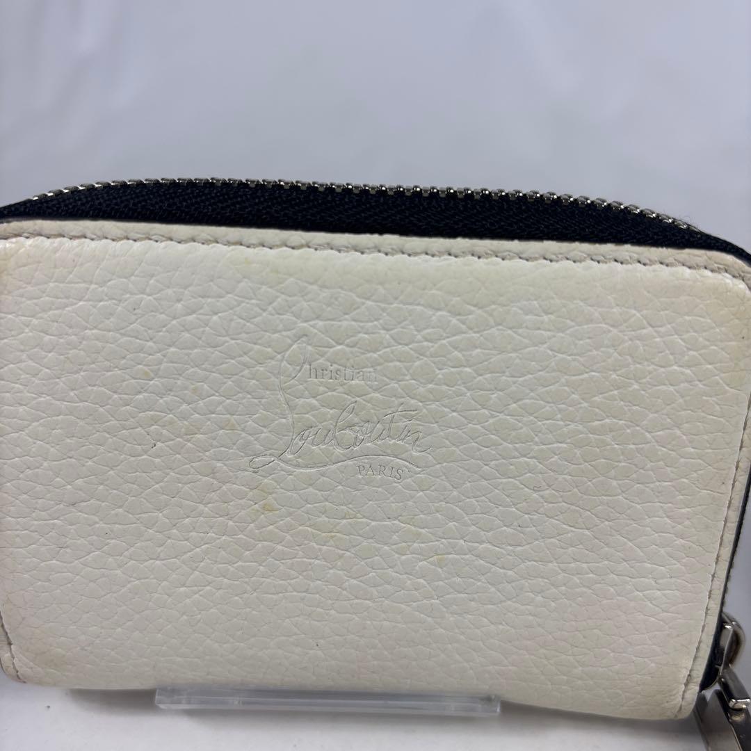 クリスチャンルブタン スタッズ レザー ケース カードケース ウォレット