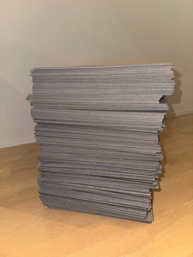 【約16畳分/合計286枚】フロアタイル 大理石 床 置くだけ 厚手1.8mm