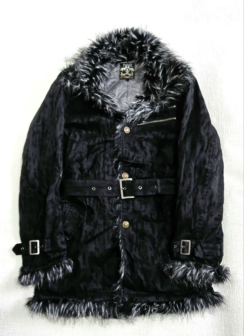 y2k ビジュアル系 ファーコート 平成 　archive ゴシックpunk