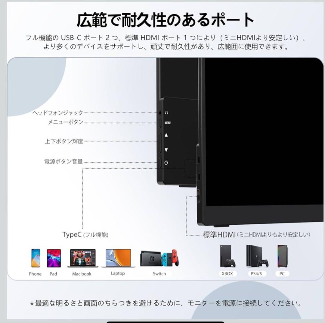 【期間限定値下げ】INNOVIEW モバイルモニター 15.6インチ