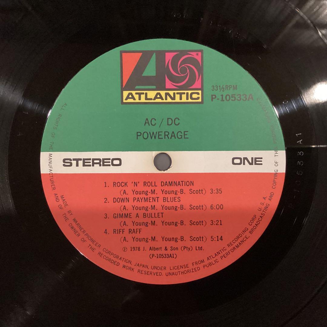◆AC/DC◆POWERAGE◆パワー・エイジ◆帯付きレア盤◆