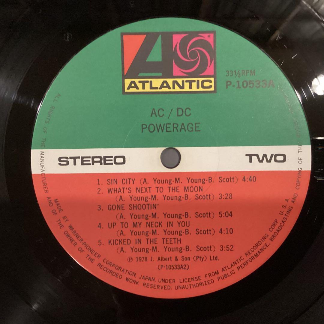 ◆AC/DC◆POWERAGE◆パワー・エイジ◆帯付きレア盤◆