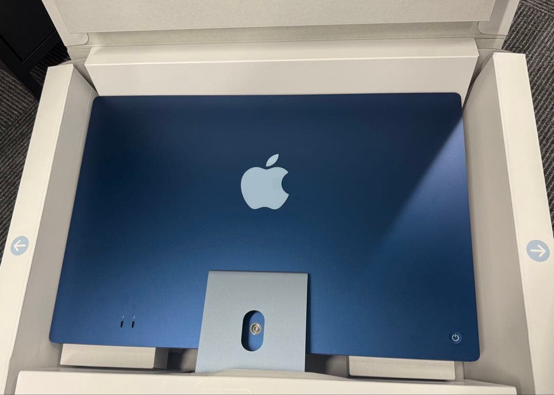 【外箱無し】24インチ ブルー iMac 4.5K たのメル便