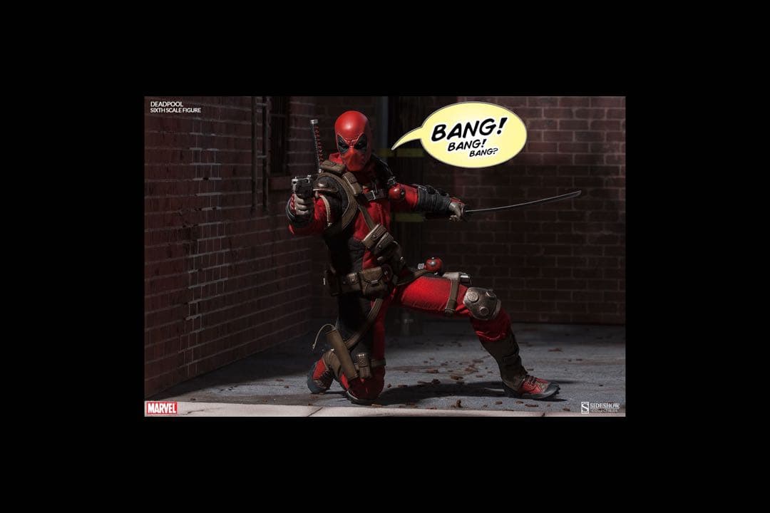マーベル・コミック　サイドショウ・シックス・スケール　デッドプール　ホットトイズ