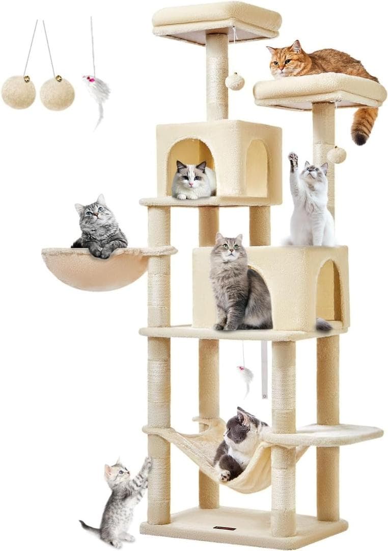 キャットタワー 大型猫用 170CM