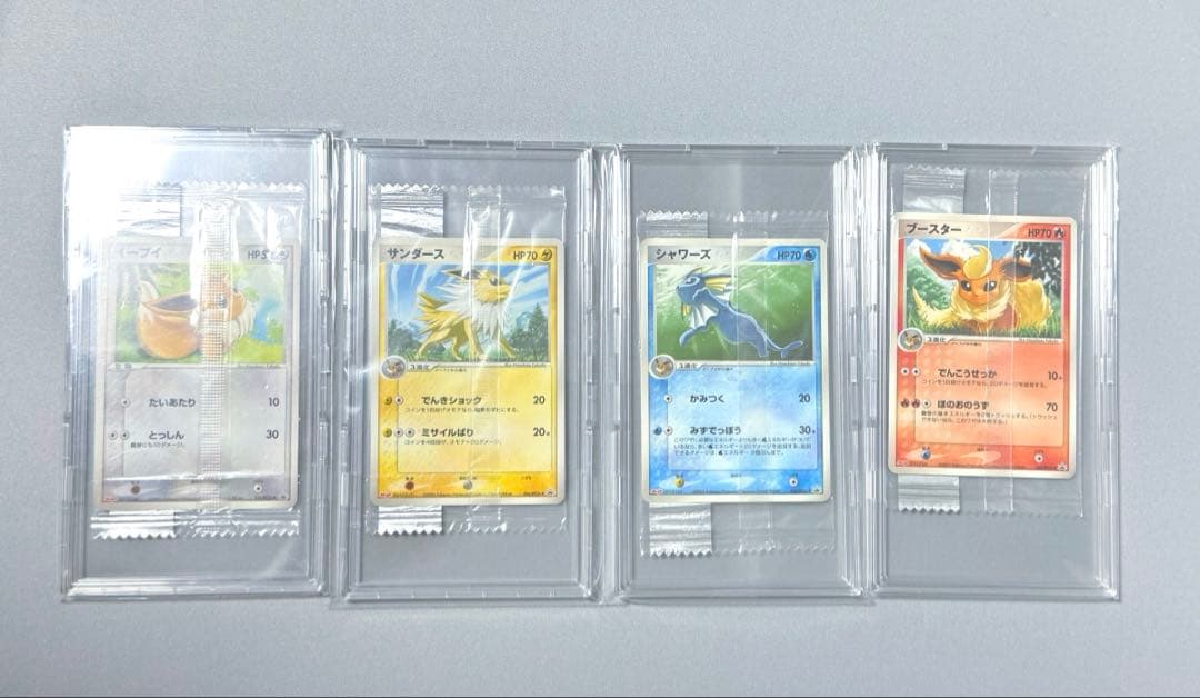★ポケカ 明治 プロモ イーブイ サンダース シャワーズ ブースター 未開封★