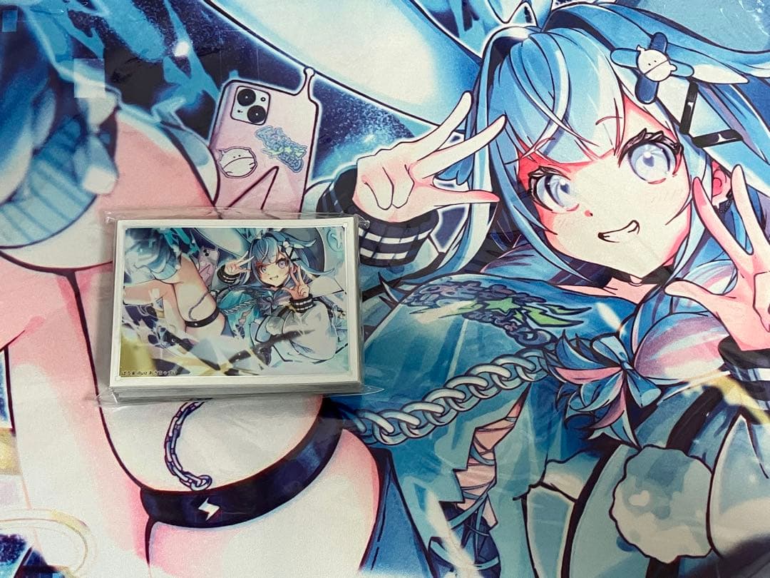 パル家　ホロライブ　スリーブ　プレイマット　水宮枢