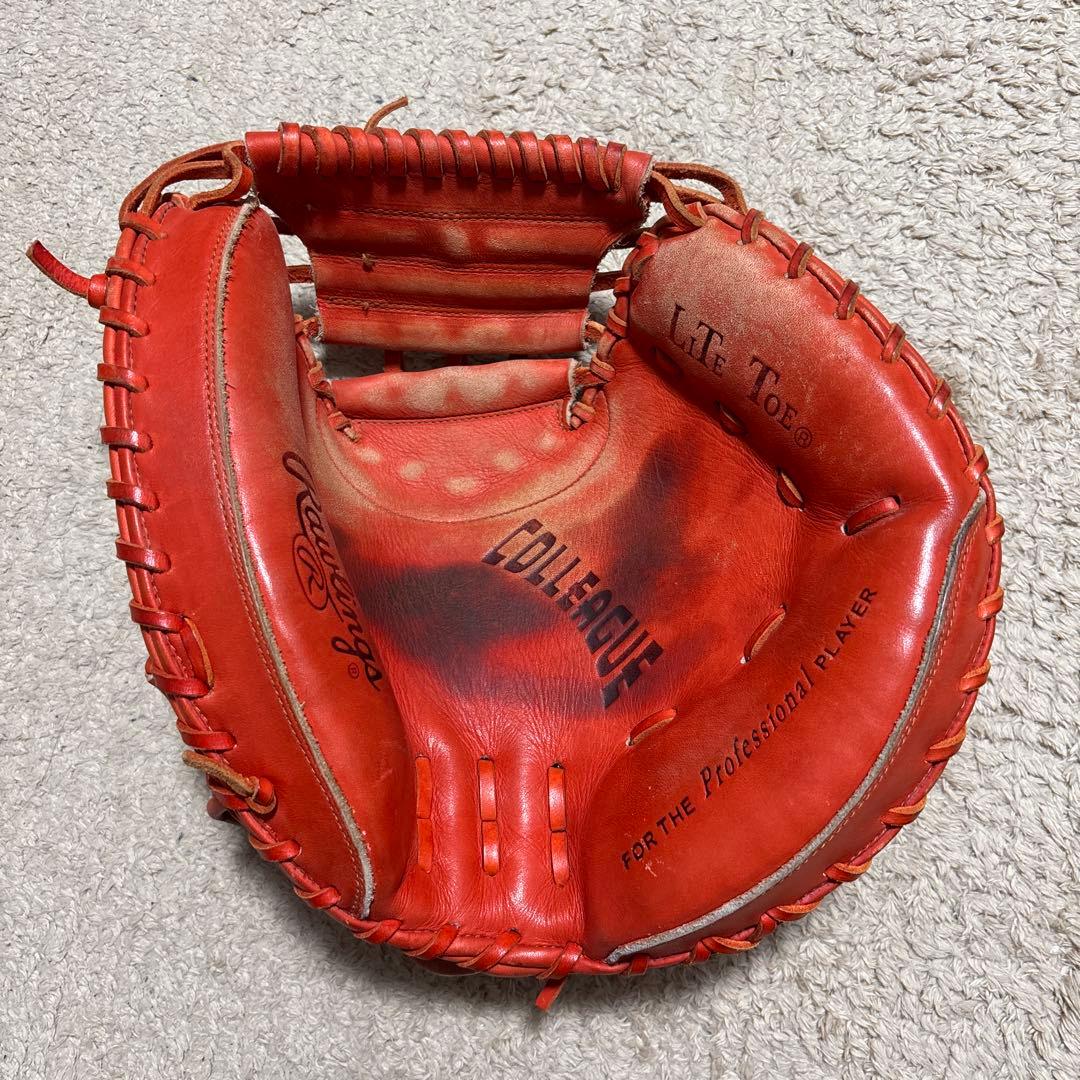 Rawlings ローリングス 硬式用　キャッチャーミット　レッド　オレンジ