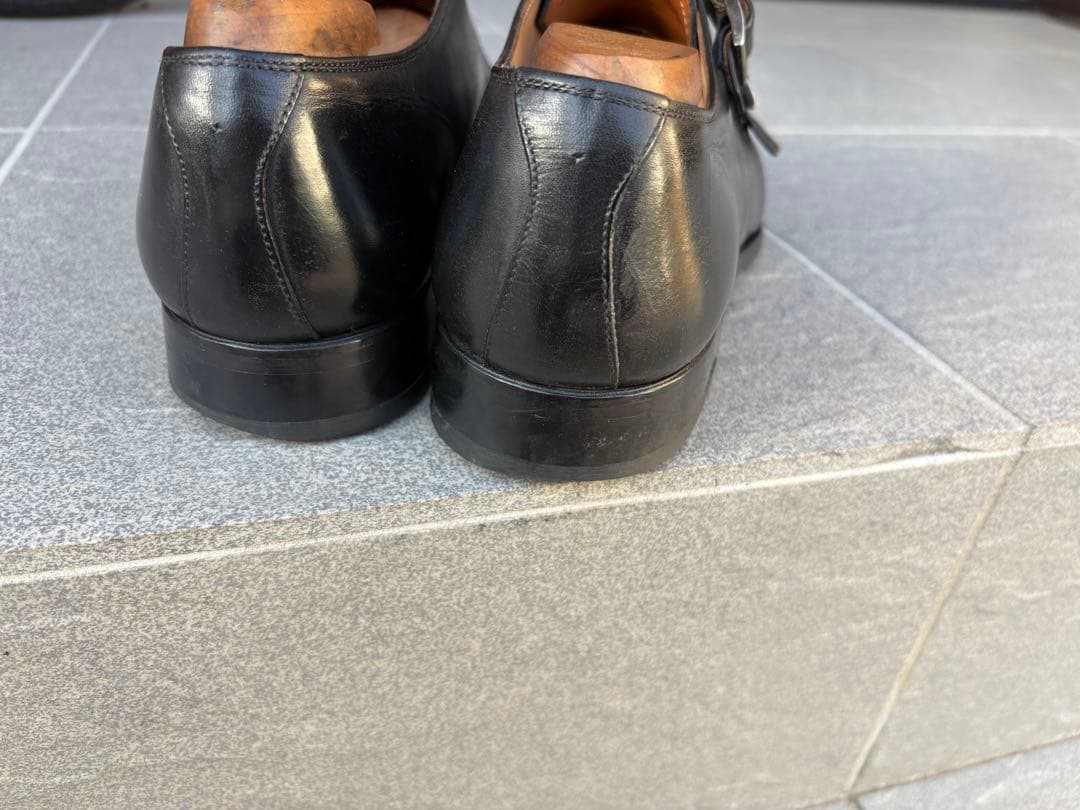 スコッチグレイン 25センチ　ダブルモンクストラップ