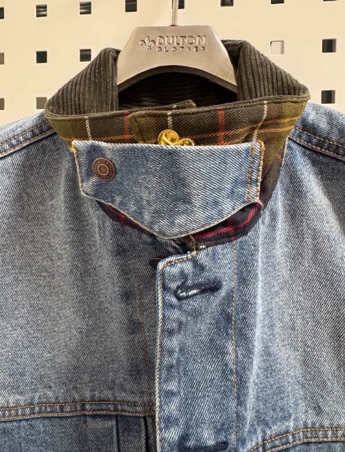 美品 Barbour × Levi's コラボ デニムジャケット L