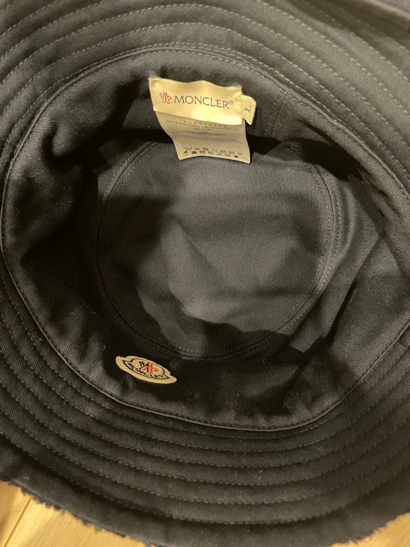 Moncler ボア バケットハット　モンクレール　リバーシブル　サイズL