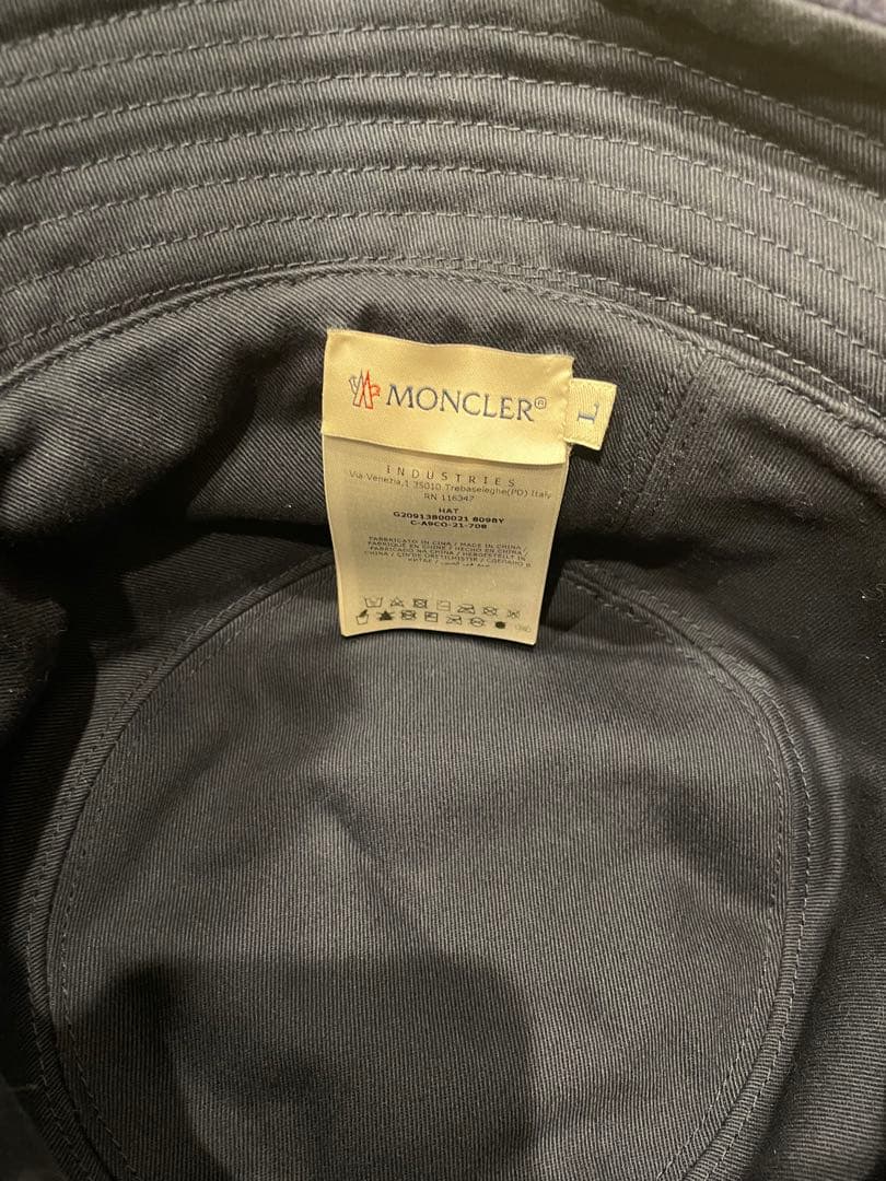 Moncler ボア バケットハット　モンクレール　リバーシブル　サイズL