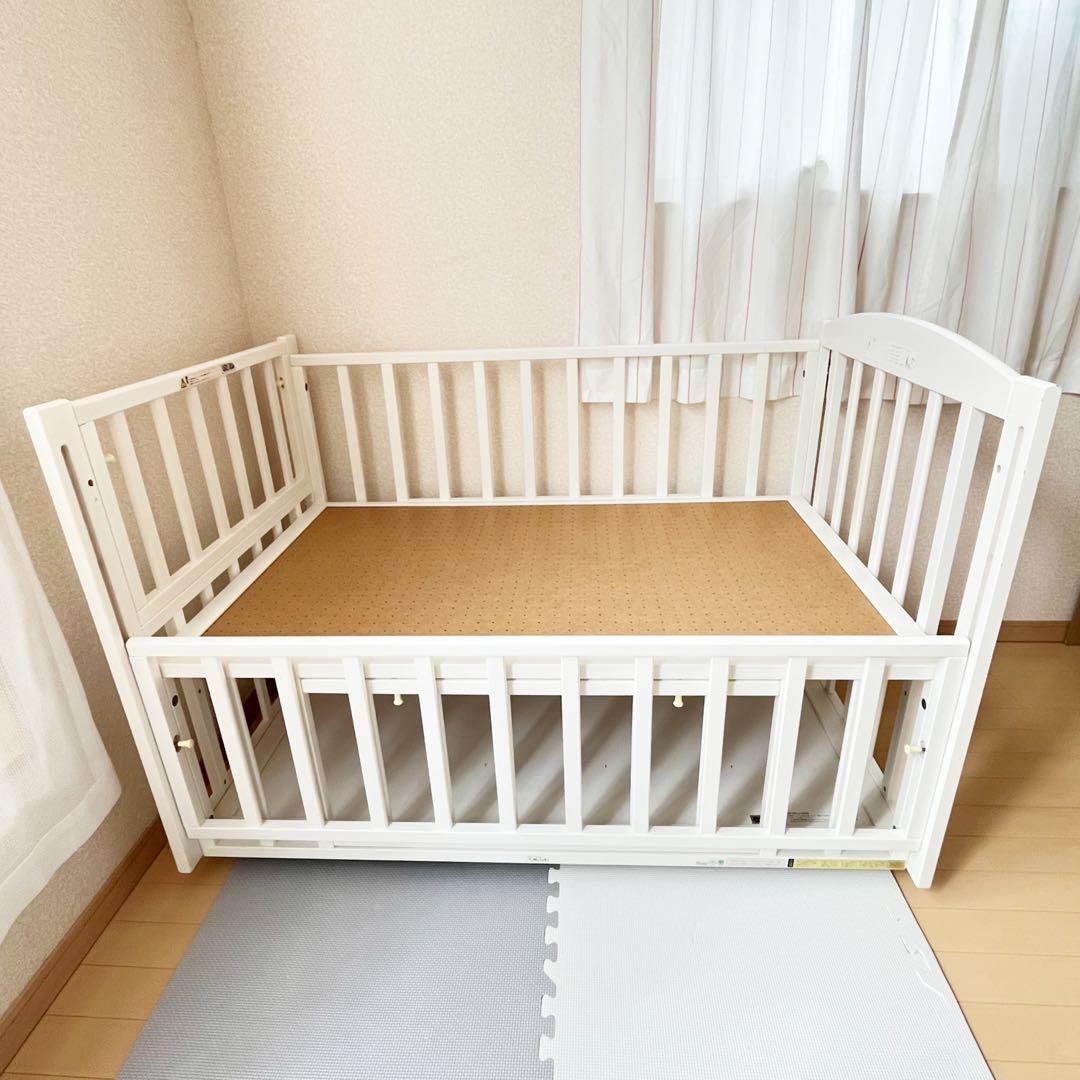 ⭐︎ヤマサキ⭐︎ベビーベッド ツーオープンベッド⭐︎