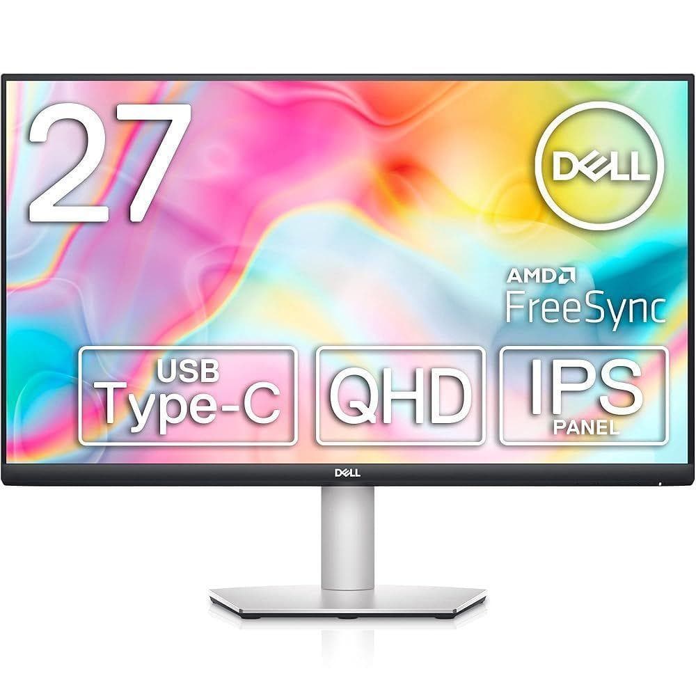Dell S2722DC 27インチ モニター QHD/IPS非光沢/USB