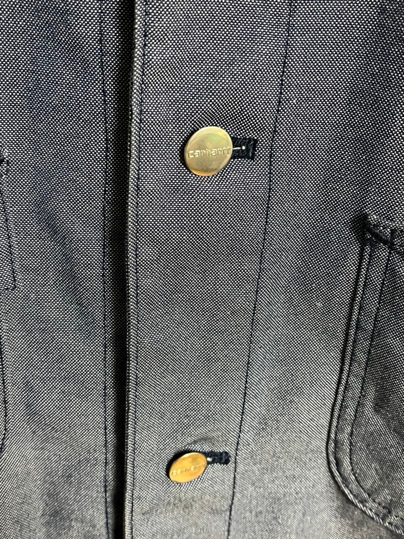 カーハートcarhartt カバーオール　チョアコート　シャンブレーデニム　L