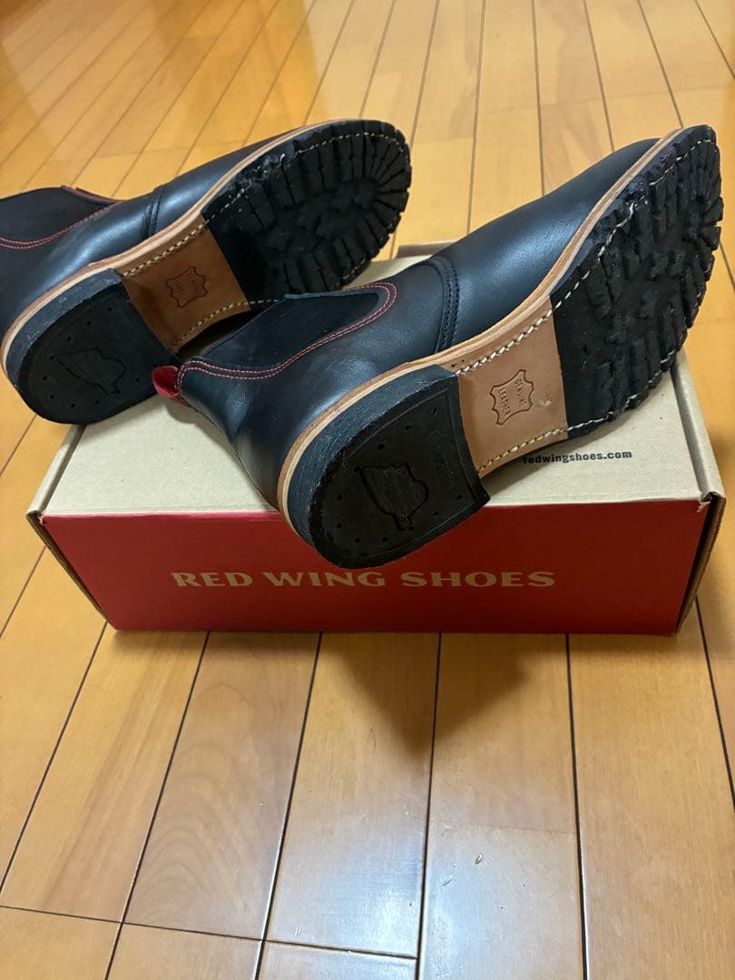 貴重品2010年代モデル　RED WING ブラック チェルシーブーツ数回着のみ