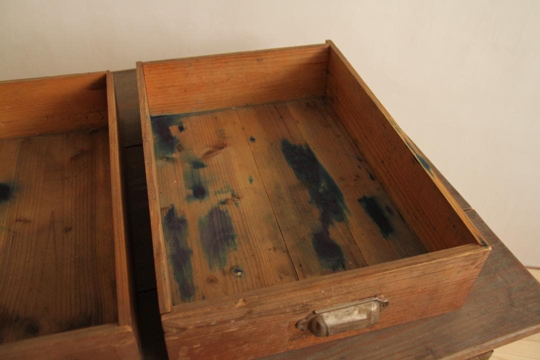 テーブル　作業台　アンティーク　古家具　店舗什器