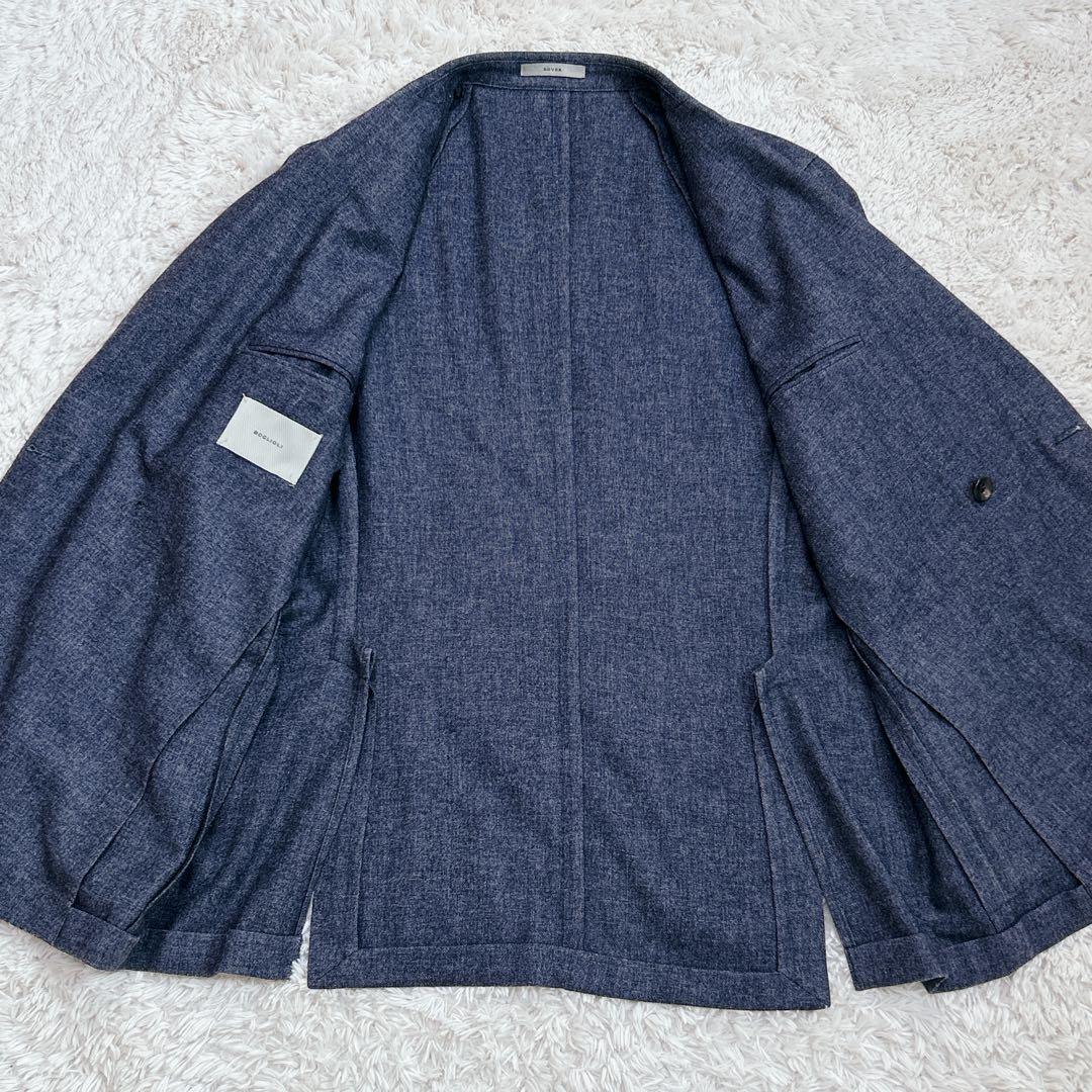 BOGLIOLI ボリオリ DOVER ダブルジャケット イタリア製 50 紺