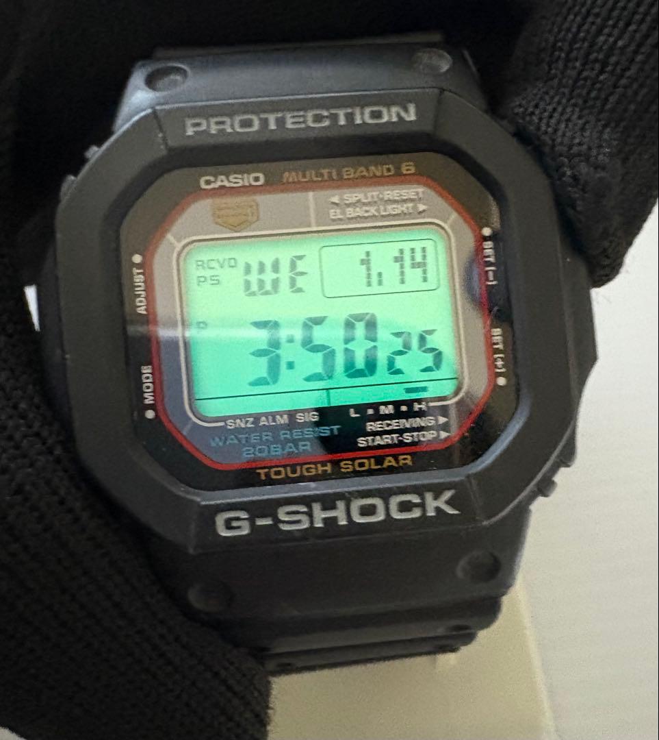 極上品❗️新品バンド・CASIO・G-SHOCK・GW-M5610・電波ソーラー