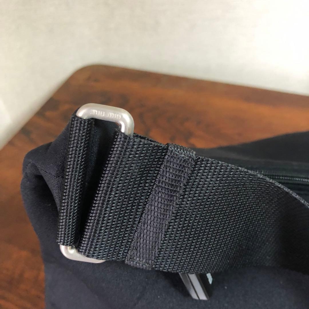 バッグ 90s miu miu shoulder bag black archive