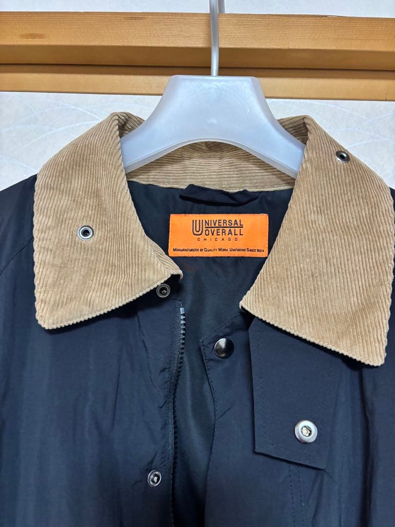 UNIVERSAL OVERALL コーデュロイ 襟パディングショートジャケット