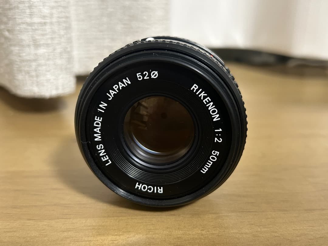 RIKENON 50mm 1：2和製ズミクロン後続 薄型標準レンズ