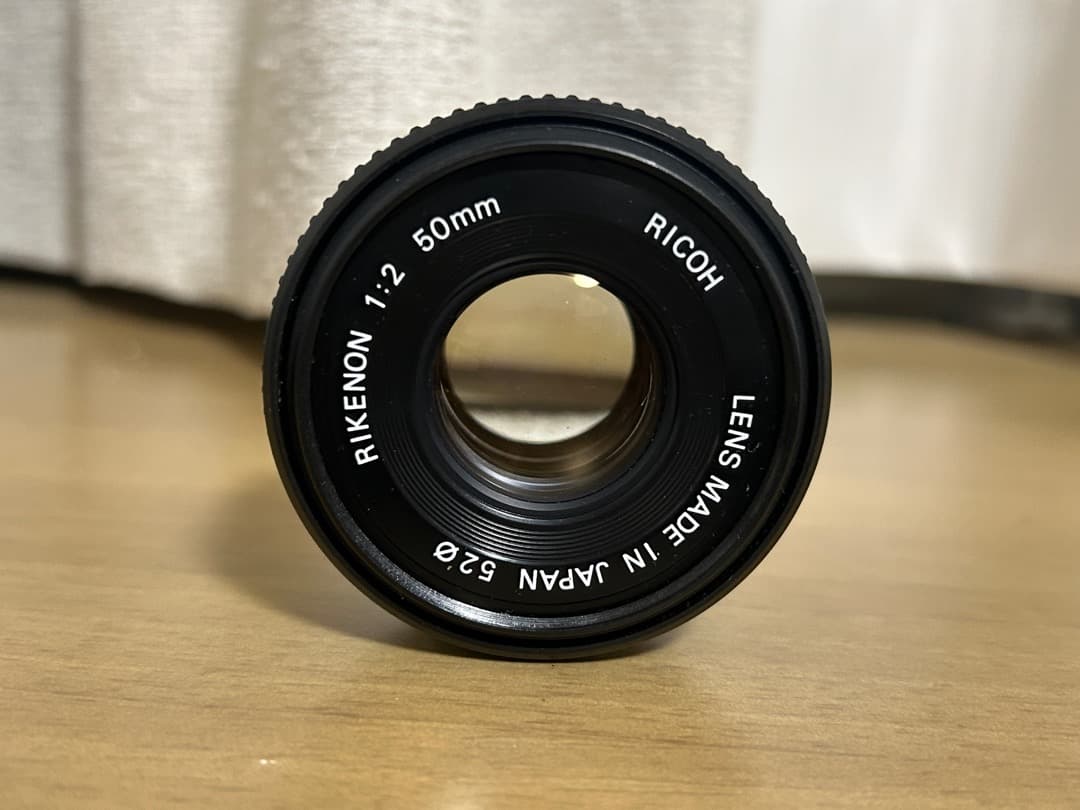 RIKENON 50mm 1：2和製ズミクロン後続 薄型標準レンズ