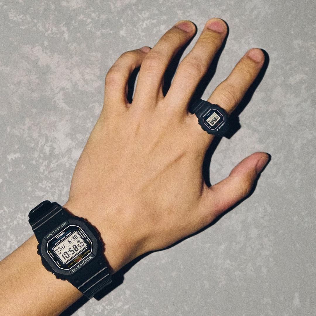 (*)様 CASIO G-SHOCK NANO DWN-5600-1JR リング