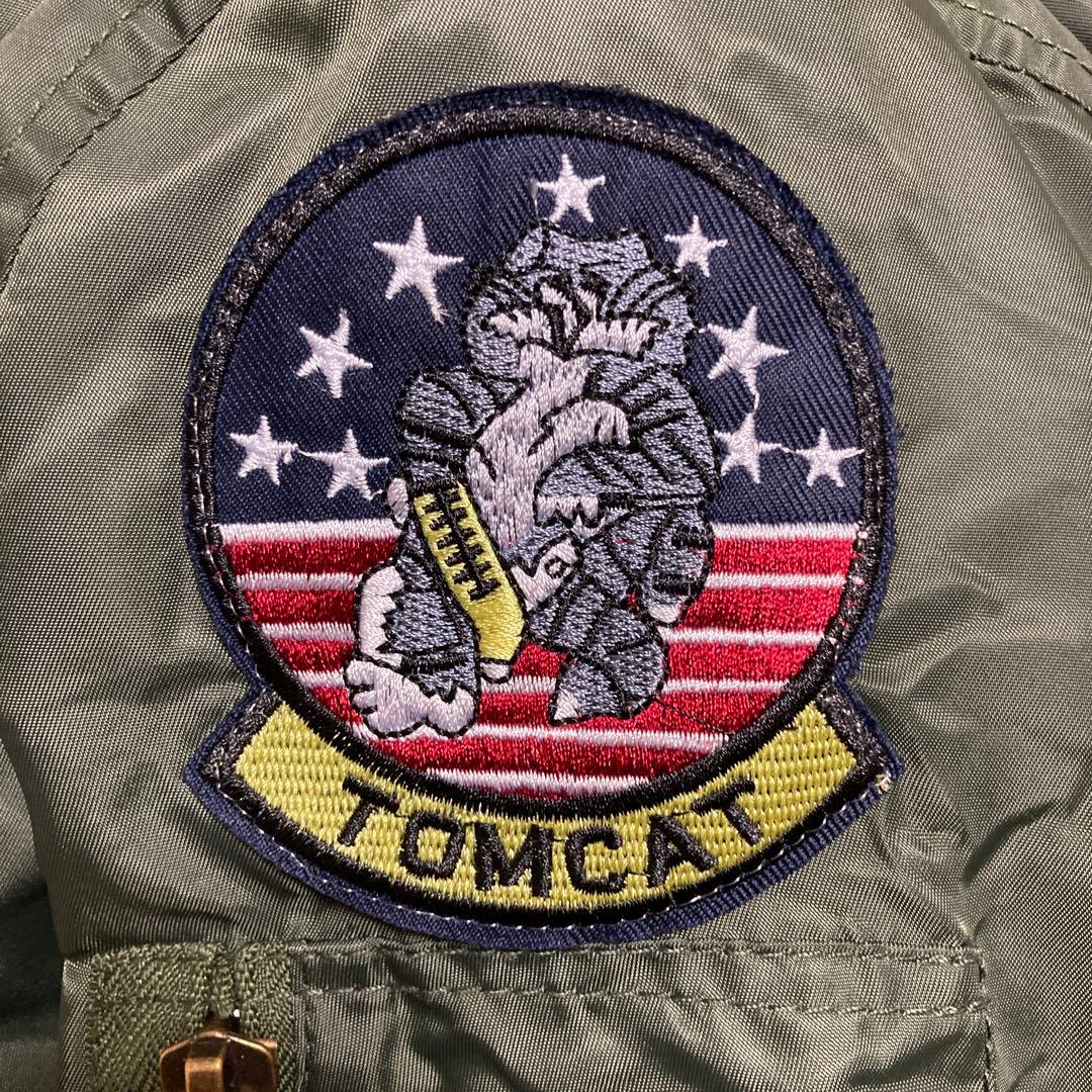 新品未使用トップガンMA-1ジャケット（中綿入り）グリーン Mサイズ