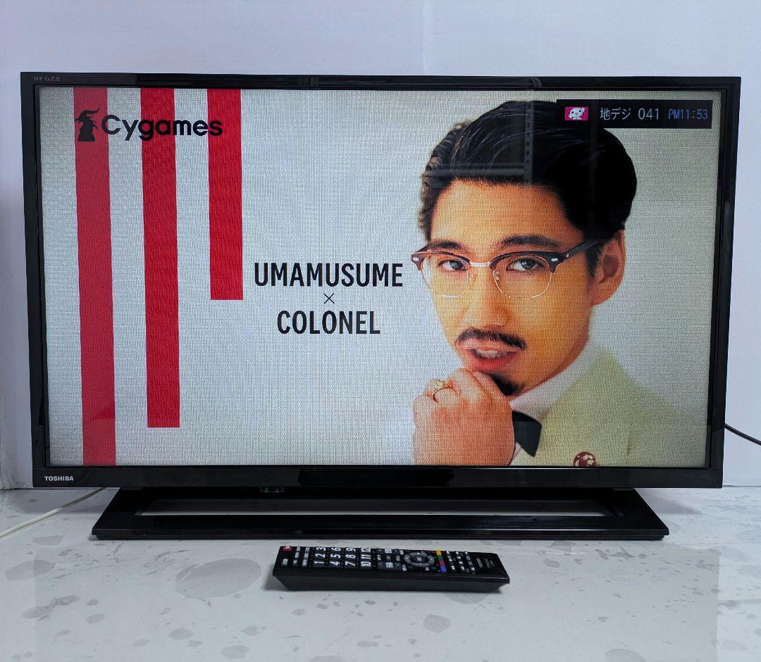 TOSHIBA　32型液晶テレビ　レグザ　32S22　2018年製