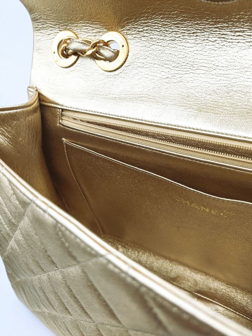CHANEL ゴールド マドラッセショルダーバッグ