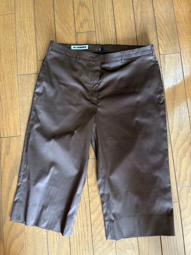 【新品】【未着用】JIL SANDER ジルサンダー　ブラウン　ショートパンツ
